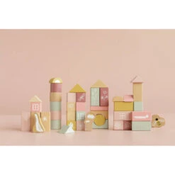Little Dutch Houten Bouwblokken - Roze -Little Dutch 1985459 e52b269b