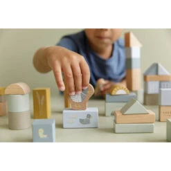 Little Dutch Houten Bouwblokken - Blauw -Little Dutch 1985460 5a1f4341