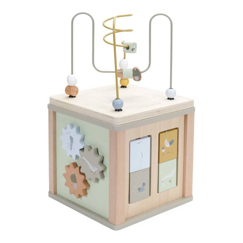 Little Dutch Houten Activiteitenkubus Little Goose 4 Little Dutch Houten Activiteitenkubus Little Goose - Afbeelding 2