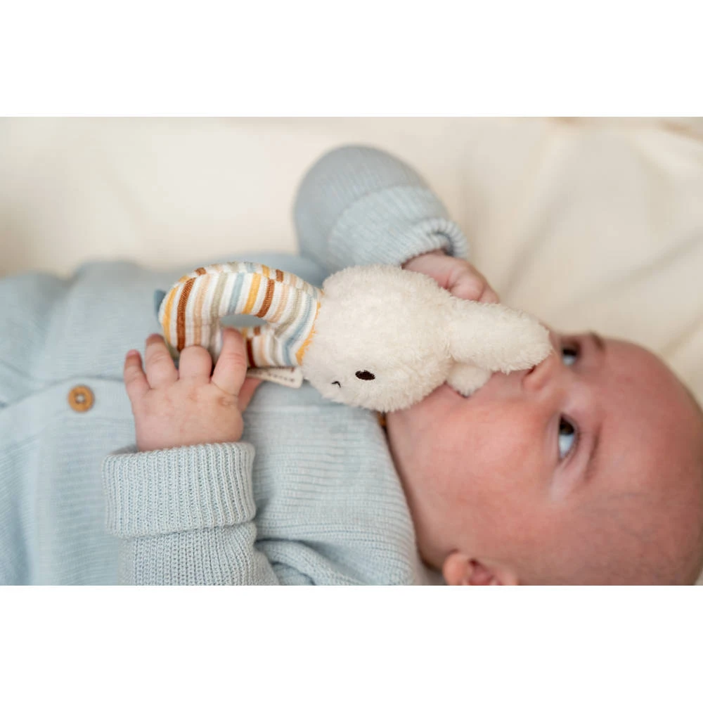 Nijntje X Little Dutch Vintage Sunny Stripes Rammelaar 6 Nijntje X Little Dutch Vintage Sunny Stripes Rammelaar - Afbeelding 4