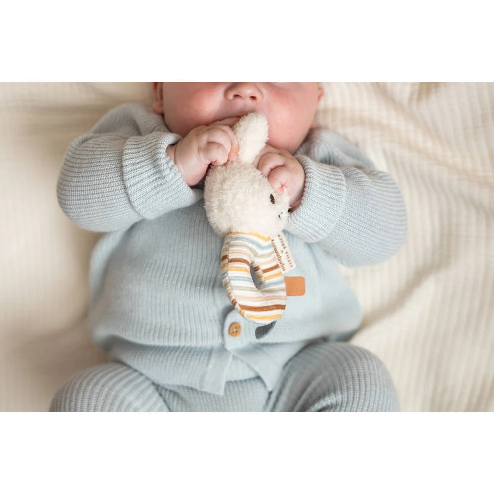 Nijntje X Little Dutch Vintage Sunny Stripes Rammelaar 5 Nijntje X Little Dutch Vintage Sunny Stripes Rammelaar - Afbeelding 3