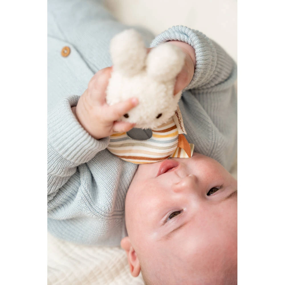 Nijntje X Little Dutch Vintage Sunny Stripes Rammelaar 7 Nijntje X Little Dutch Vintage Sunny Stripes Rammelaar - Afbeelding 5