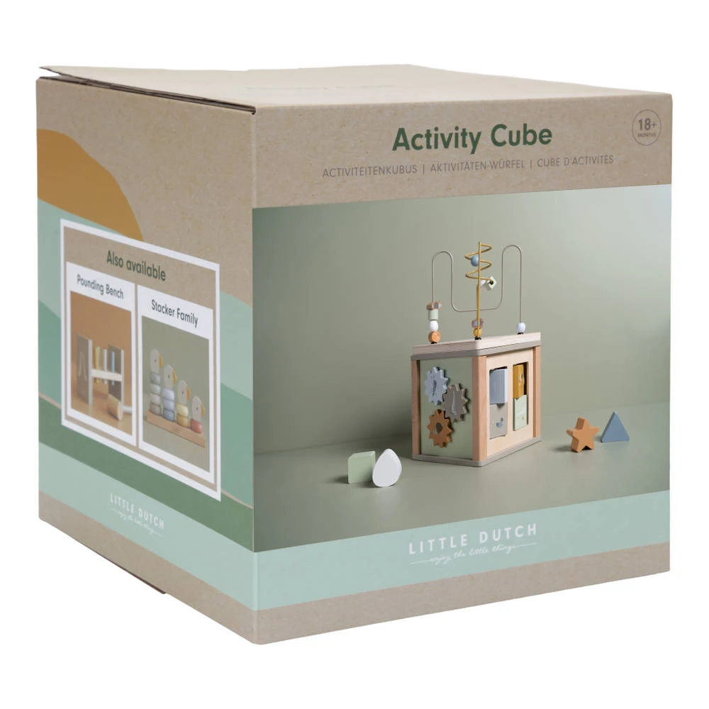 Little Dutch Little Goose Activiteitenkubus 4 Little Dutch Little Goose Activiteitenkubus - Afbeelding 2