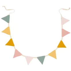 Little Dutch Stoffen Vlaggenslinger - Pink