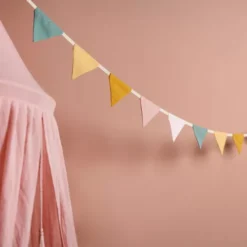 Little Dutch Stoffen Vlaggenslinger - Pink -Little Dutch fdfsi0n4