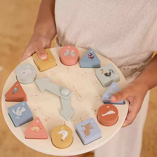 Little Dutch Educatieve Puzzelklok 5 Little Dutch Educatieve Puzzelklok - Afbeelding 3