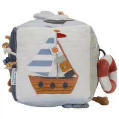 Little Dutch Activiteitenkubus Soft - Sailors Bay -Little Dutch ld8609 little dutch activiteitenkubus soft sailors bay ilovespeelgoed.nl1
