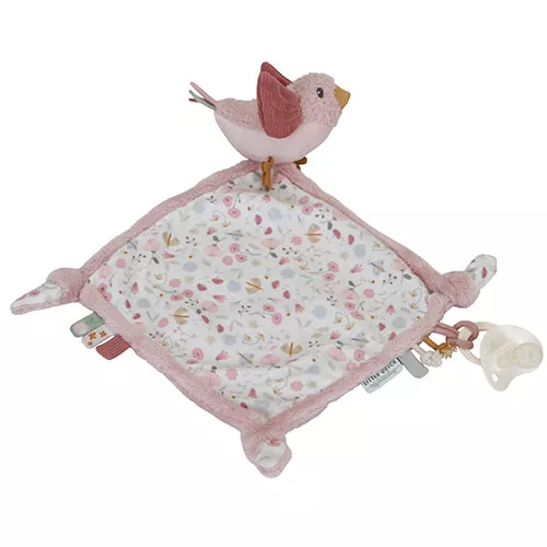 Little Dutch Speendoek Vogel - Flowers & Butterflies 4 Little Dutch Speendoek Vogel - Flowers & Butterflies - Afbeelding 2