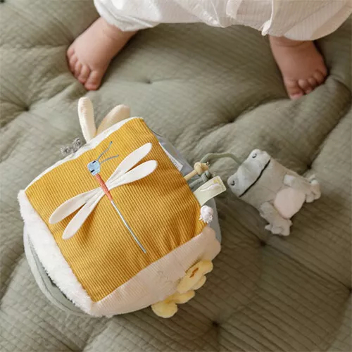 Little Dutch Activiteitenkubus Soft - Little Goose 5 Little Dutch Activiteitenkubus Soft - Little Goose - Afbeelding 3