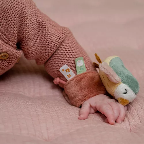 Little Dutch Armbandrammelaar Vogel - Flowers & Butterflies 6 Little Dutch Armbandrammelaar Vogel - Flowers & Butterflies - Afbeelding 4