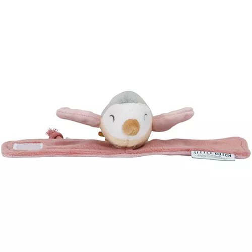 Little Dutch Armbandrammelaar Vogel - Flowers & Butterflies 4 Little Dutch Armbandrammelaar Vogel - Flowers & Butterflies - Afbeelding 2