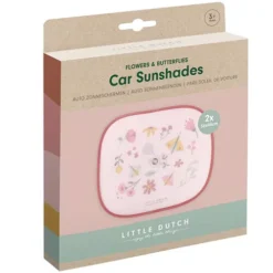 Little Dutch Auto Zonneschermen Flowers & Butterflies - 2st -Little Dutch little dutch auto zonnescherm flowers butterflies 2st 2