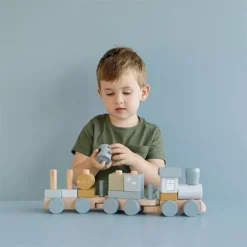 Little Dutch Blokkentrein Ocean - 17-delig -Little Dutch little dutch blokkentrein ocean 2 1