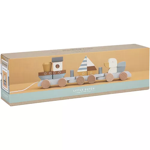 Little Dutch Blokkentrein Sailors Bay 9 Little Dutch Blokkentrein Sailors Bay - Afbeelding 7