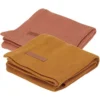 Little Dutch Hydrofiele Doeken 70x70 Cm - Pure - Rust-ochre Spice - 2st 2 Little Dutch Hydrofiele Doeken 70x70 Cm - Pure - Rust-ochre Spice - 2st -Little Dutch little dutch hydrofiele doeken 70x70 cm pure rust ochre spice 2st 2