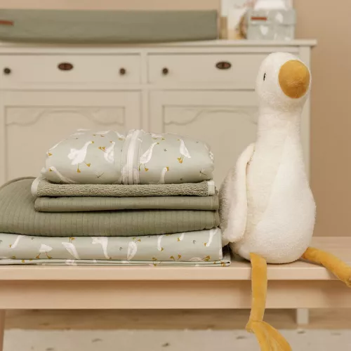 Little Dutch Hydrofiele Spuugdoekjes - Little Goose - Pure Olive - 3st 4 Little Dutch Hydrofiele Spuugdoekjes - Little Goose - Pure Olive - 3st - Afbeelding 2