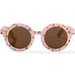 Little Dutch Kinderzonnebril Rond - Little Pink Flowers