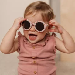 Little Dutch Kinderzonnebril Rond - Little Pink Flowers -Little Dutch little dutch kinderzonnebril rond little pink flowers 4