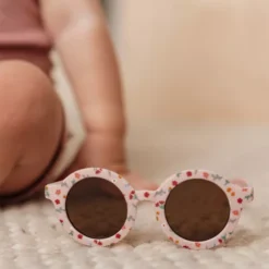 Little Dutch Kinderzonnebril Rond - Little Pink Flowers -Little Dutch little dutch kinderzonnebril rond little pink flowers 5