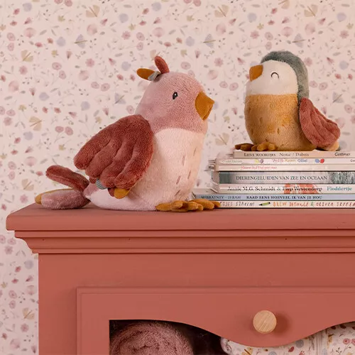 Little Dutch Knuffelvogel Olivia - Flowers & Butterflies - 20 Cm 4 Little Dutch Knuffelvogel Olivia - Flowers & Butterflies - 20 Cm - Afbeelding 2