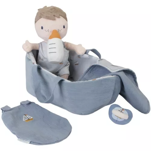 Little Dutch Lappenpop Met Reiswieg Jim - Sailors Bay - 24 Cm