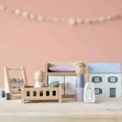 Little Dutch Poppenhuis Babykamer - 11-delig -Little Dutch little dutch poppenhuis babykamer 11 delig 3