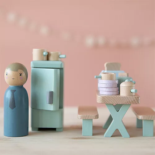 Little Dutch Poppenhuis Keuken - 19-delig 5 Little Dutch Poppenhuis Keuken - 19-delig - Afbeelding 3