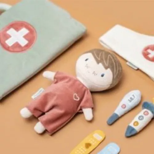 Little Dutch Speelset Met Lappenpop - Dokter 6 Little Dutch Speelset Met Lappenpop - Dokter - Afbeelding 4