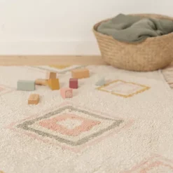 Little Dutch Vloerkleed Aztec - 170x120 Cm -Little Dutch little dutch vloerkleed aztec 170x120 cm 3