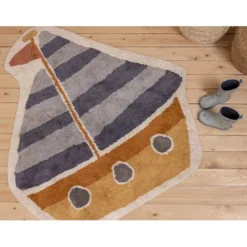 Little Dutch Vloerkleed Boot - 120x105 Cm -Little Dutch little dutch vloerkleed boot 120x105 cm 4