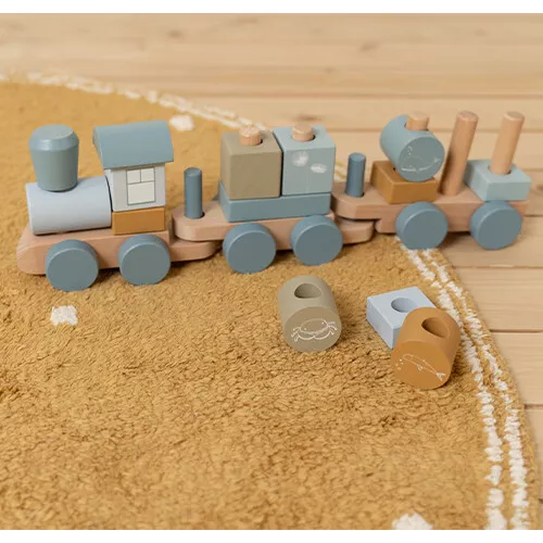 Little Dutch Vloerkleed Dot - Pure Ochre - Ø 110 Cm - Afbeelding 2