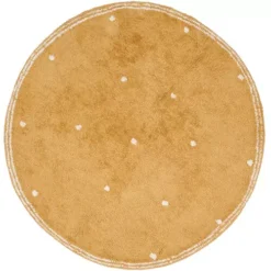 Little Dutch Vloerkleed Dot - Pure Ochre - Ø 110 Cm