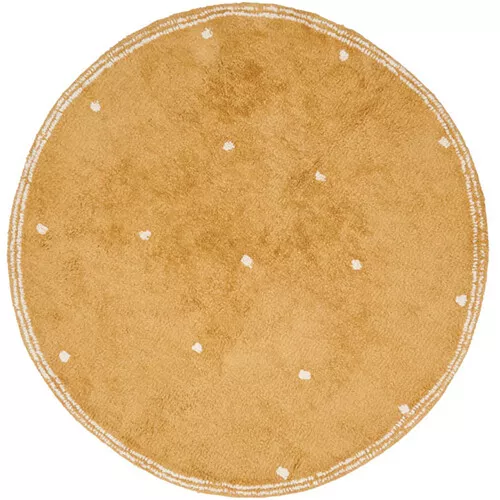 Little Dutch Vloerkleed Dot - Pure Ochre - Ø 110 Cm