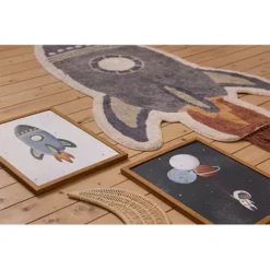 Little Dutch Vloerkleed Raket - 130x80 Cm 10 Little Dutch Vloerkleed Raket - 130x80 Cm -Little Dutch little dutch vloerkleed raket 130x80 cm 5