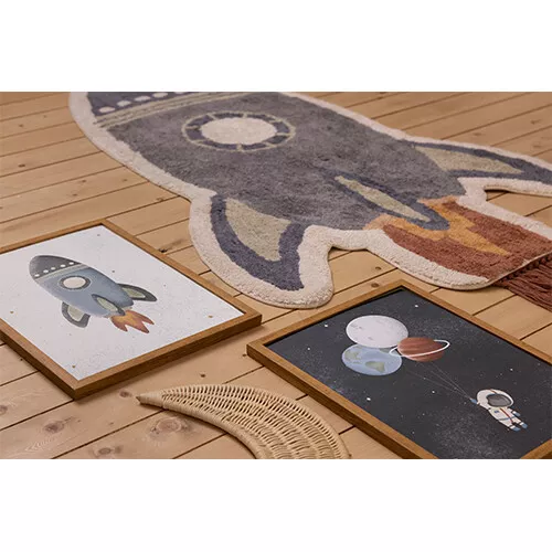 Little Dutch Vloerkleed Raket - 130x80 Cm 6 Little Dutch Vloerkleed Raket - 130x80 Cm - Afbeelding 4