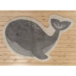 Little Dutch Vloerkleed Walvis - 140x90 Cm -Little Dutch little dutch vloerkleed walvis 140x90 cm