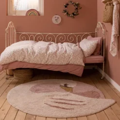 Little Dutch Vloerkleed Zwaan - 115x110 Cm -Little Dutch little dutch vloerkleed zwaan 115x110 cm 1